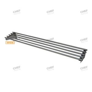 Stainless Steel Pipe Wall Shelf, 2000x450mm Deep