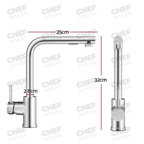 Right-Angle Pull Out Mixer Tap - Image 3