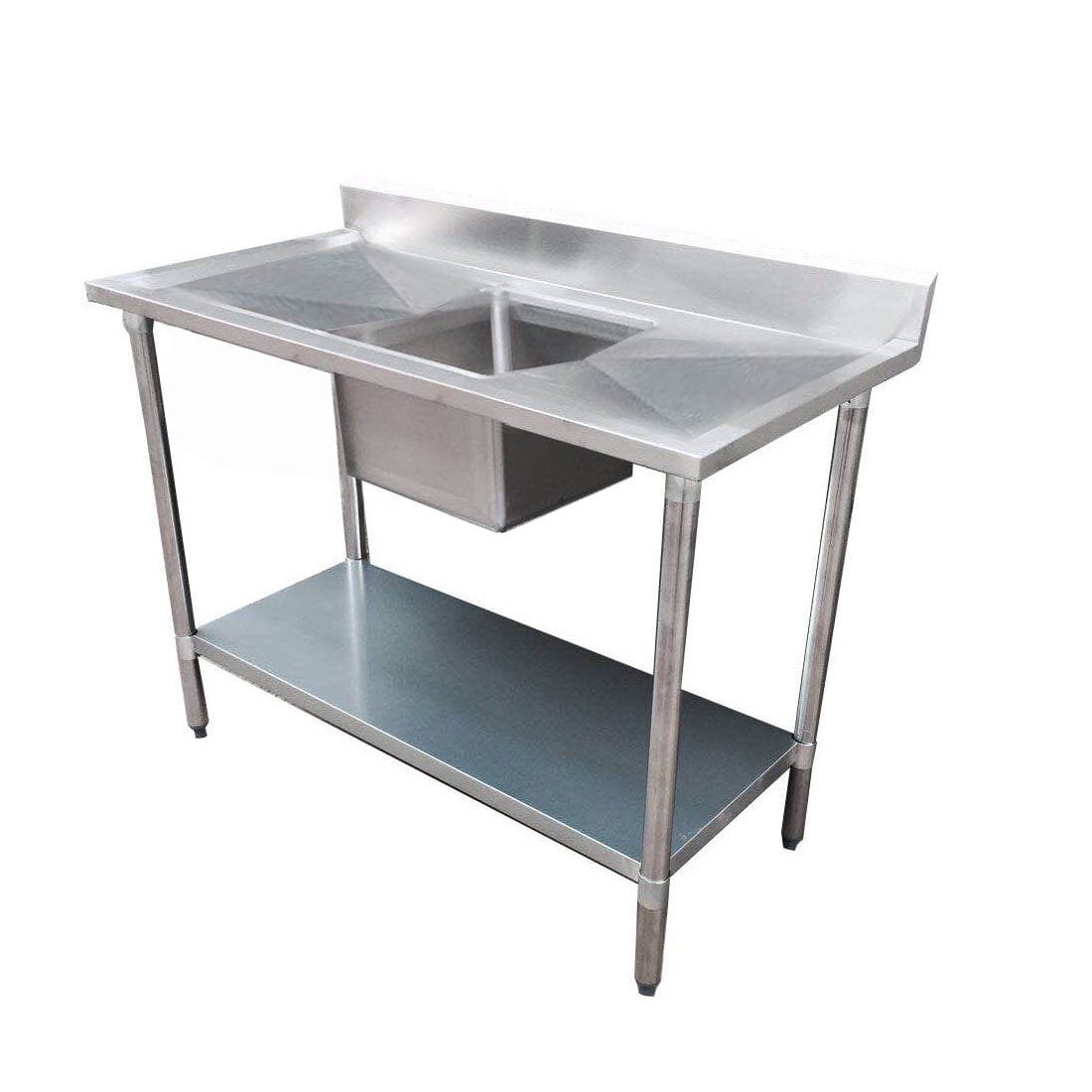 Modular System Single Sink Bench Centre 1800x600x900mm - 1800-6-SSBC