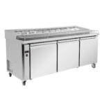 Thermaster three door DELUXE Pizza Prep Bench - PWB180