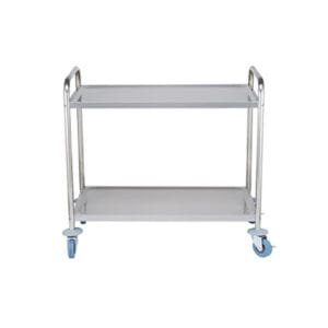 Stainless Steel Catering Trolley - Large, 2 Tier