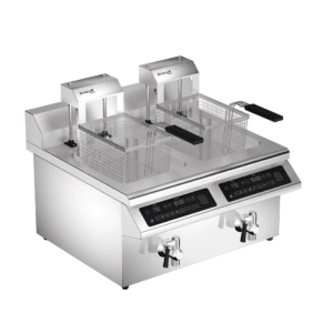 Benchstar Double Tanks Auto Lifting Induction Fryer - IF7000D-AL