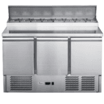FED-X Three Door Salad Prep Fridge - XGNS1300D