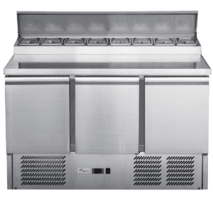 FED-X Three Door Salad Prep Fridge - XGNS1300D