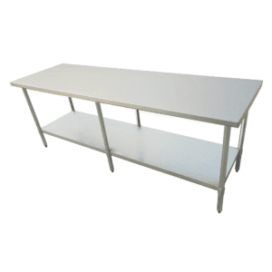 Modular System Economic 304 Grade Stainless Steel Table - 6 legs - 2400-6-WB