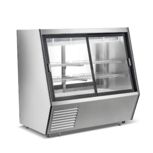 Bonvue Dual-Access Refrigerated Deli, Meat and Seafood Display Case - AMS-15DD