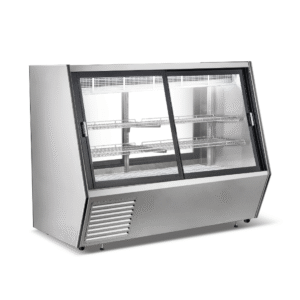 Bonvue Dual-Access Refrigerated Deli, Meat and Seafood Display Case - AMS-18DD