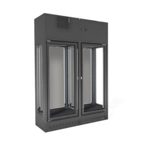 Fagor Single Zone 2 Doors Black Wall-Mounted Wine Cellar FWC-2302-1WB