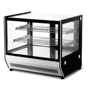 Ex-Showroom: Bonvue Counter Top Square Glass Hot Food Display - GN-900HRT-NSW2142