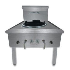 Gasmax Waterless LPG Single Wok Chimney Burner - WW-1LC