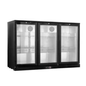 Thermaster Under Bench three Heated Glass Doors Bar Cooler with heater switch - LG-330TD