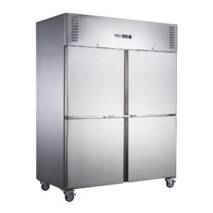 FED-X S/S Split Four-Door Upright Freezer - XURF1410S2V