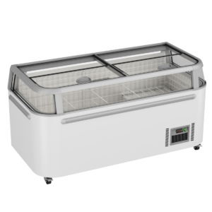 Thermaster Supermarket Island Freezer with Glass Sliding Lids ZCD-E185G